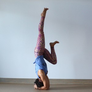 Keeping one knee into the chest, engage one leg as you send it straight up.